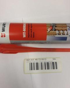 Glue f/adhesive anchor WIT Nordic 300mm